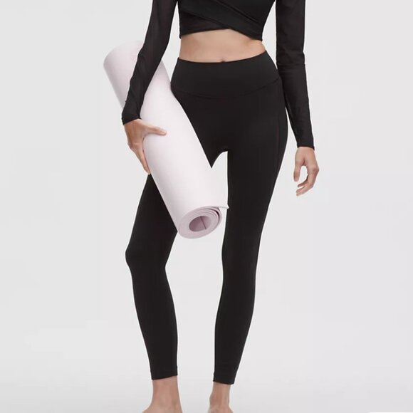 Lululemon Nulu High-Rise Mesh-Panel Tight 25" - Picture 1 of 4